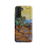 Olive Trees too - Vincent Van Gogh Samsung Case, Galaxy S21 / Matte, Smartphone Case Gogh Olive Trees Painting Black