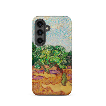Olive Trees - Vincent Van Gogh Samsung Case, Galaxy S24 / Matte, Smartphone Case Gogh Olive Trees Painting