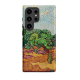 Olive Trees - Vincent Van Gogh Samsung Case, Galaxy S24 Ultra / Matte, Smartphone Gogh-style Olive Trees Painting Design Case