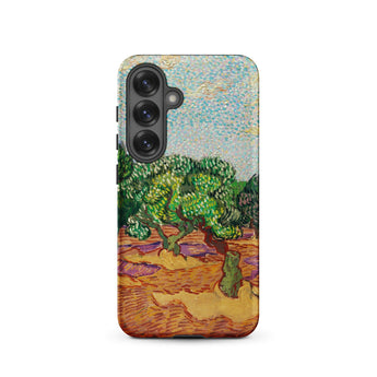 Olive Trees - Vincent Van Gogh Samsung Case, Galaxy S25 / Matte, Smartphone Case Gogh-style Painting Olive Grove