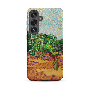 Olive Trees - Vincent Van Gogh Samsung Case, Galaxy S25 Plus / Matte, Phone Case Landscape Painting Olive Trees Field