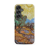 Olive Trees too - Vincent Van Gogh Samsung Case, Galaxy S25 Plus / Matte, Smartphone Case Gogh’s Olive Trees Alpilles Background