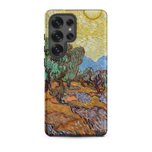 Olive Trees too - Vincent Van Gogh Samsung Case, Galaxy S25 Ultra / Matte, Smartphone Case Gogh’s Olive Trees Alpilles Background