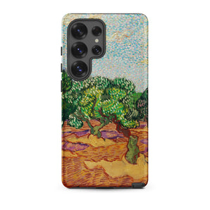 Olive Trees - Vincent Van Gogh Samsung Case, Galaxy S25 Ultra / Matte, Smartphone Case Impressionistic Painting Olive Trees