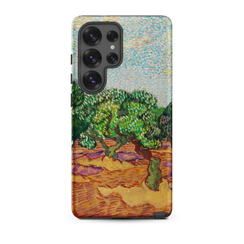 Olive Trees - Vincent Van Gogh Samsung Case, Galaxy S25 Ultra / Matte, Smartphone Case Impressionistic Painting Olive Trees