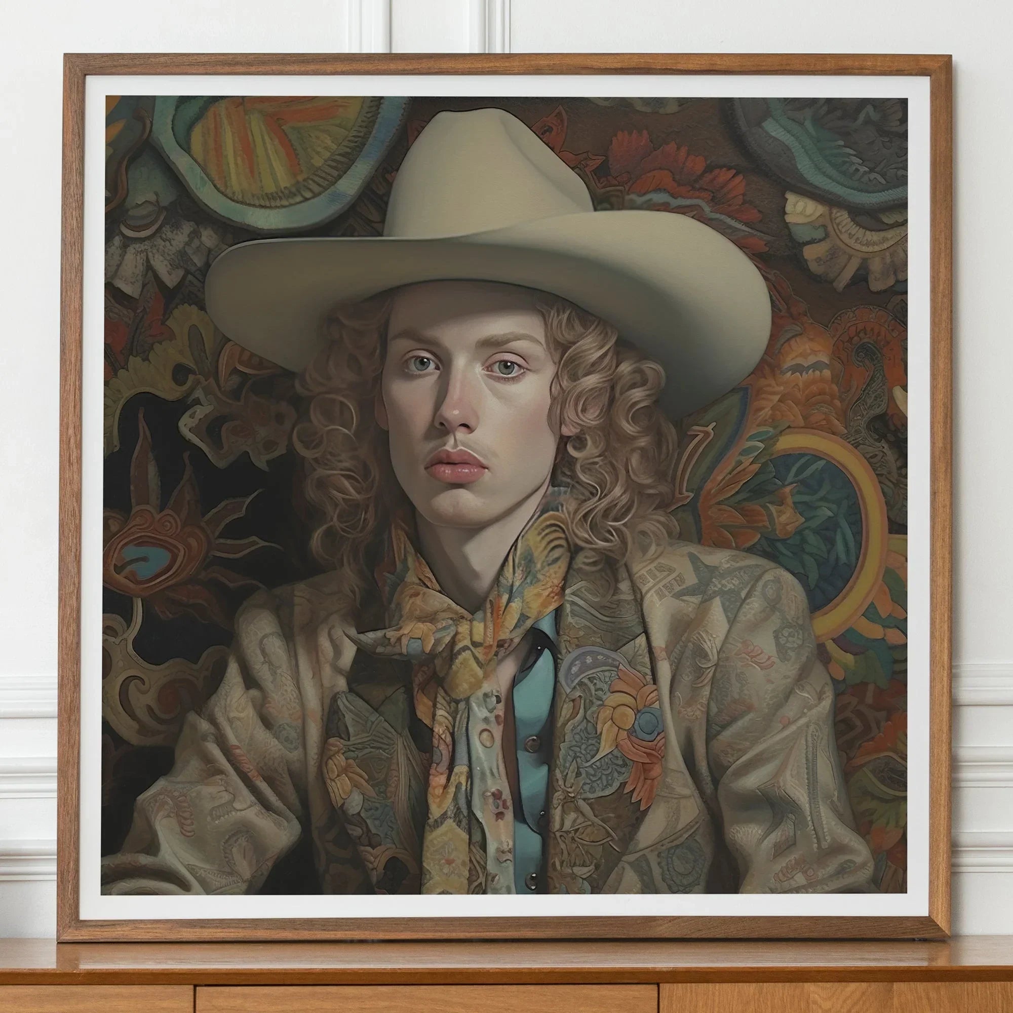 Ollie - Dandy Transgender Cowboy Art Print Posters Prints & Visual Artwork