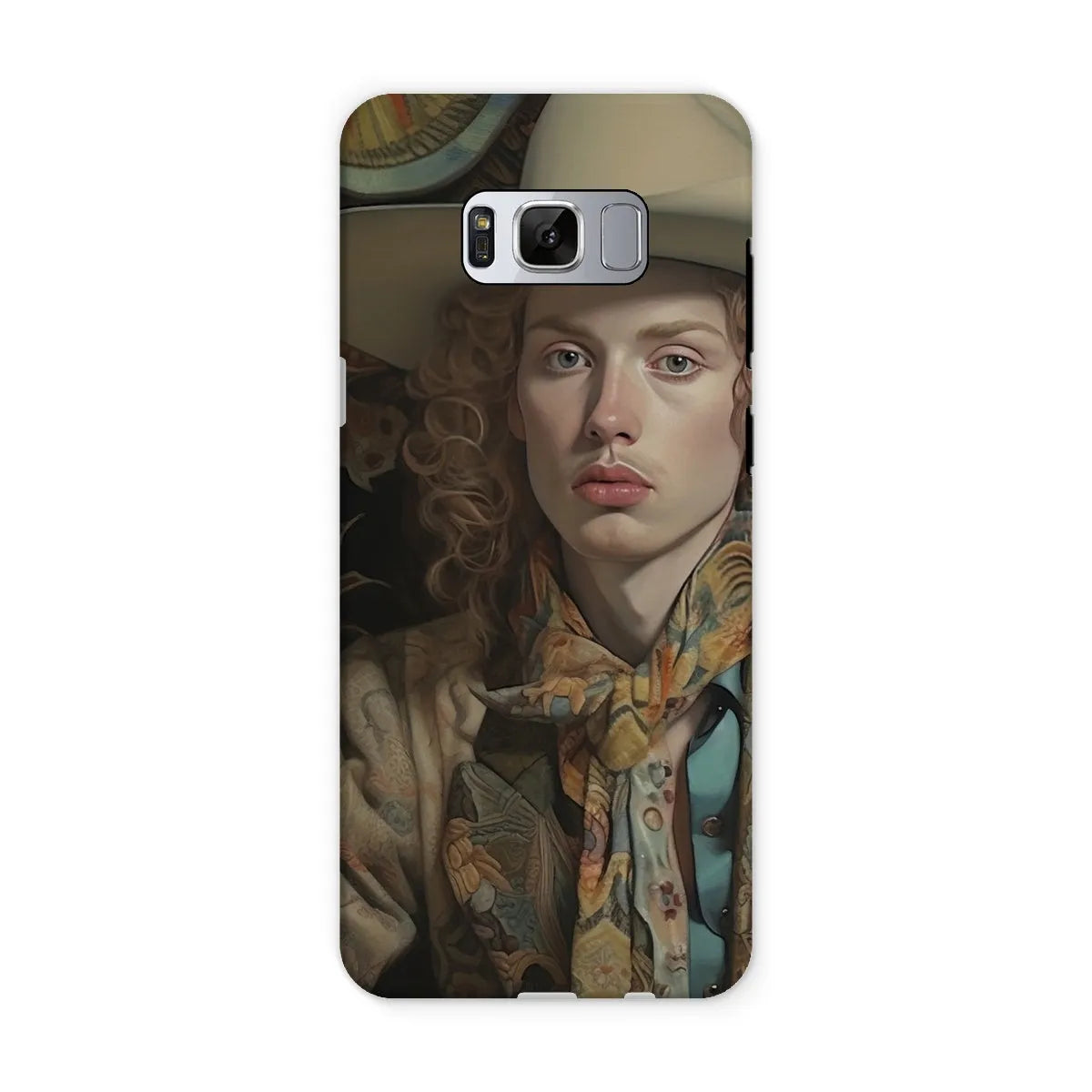 Ollie The Transgender Cowboy - F2m Dandy Outlaw Phone Case - Samsung Galaxy S8 / Matte - Mobile Phone Cases - Aesthetic