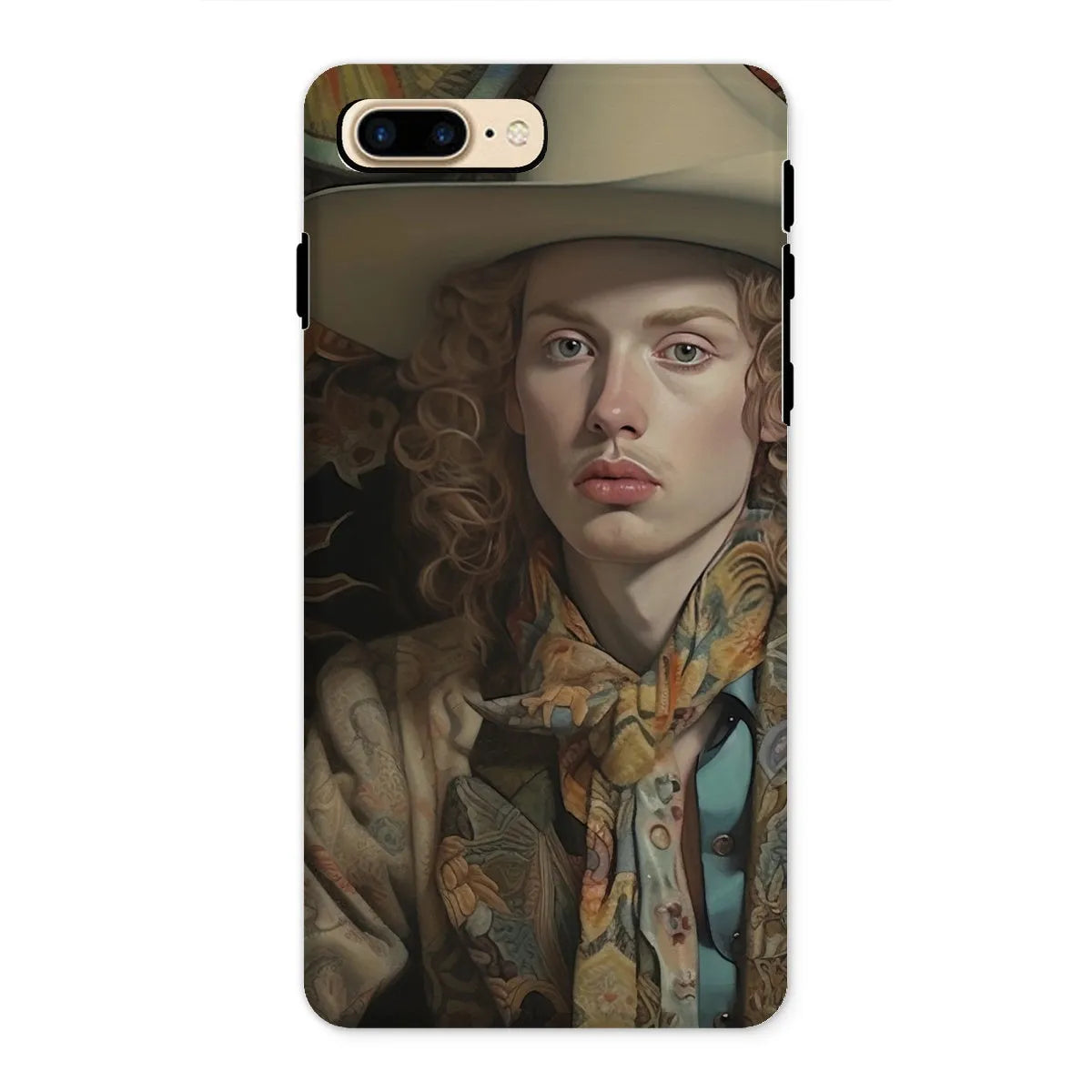 Ollie The Transgender Cowboy - F2m Dandy Outlaw Phone Case - Iphone 8 Plus / Matte - Mobile Phone Cases - Aesthetic Art