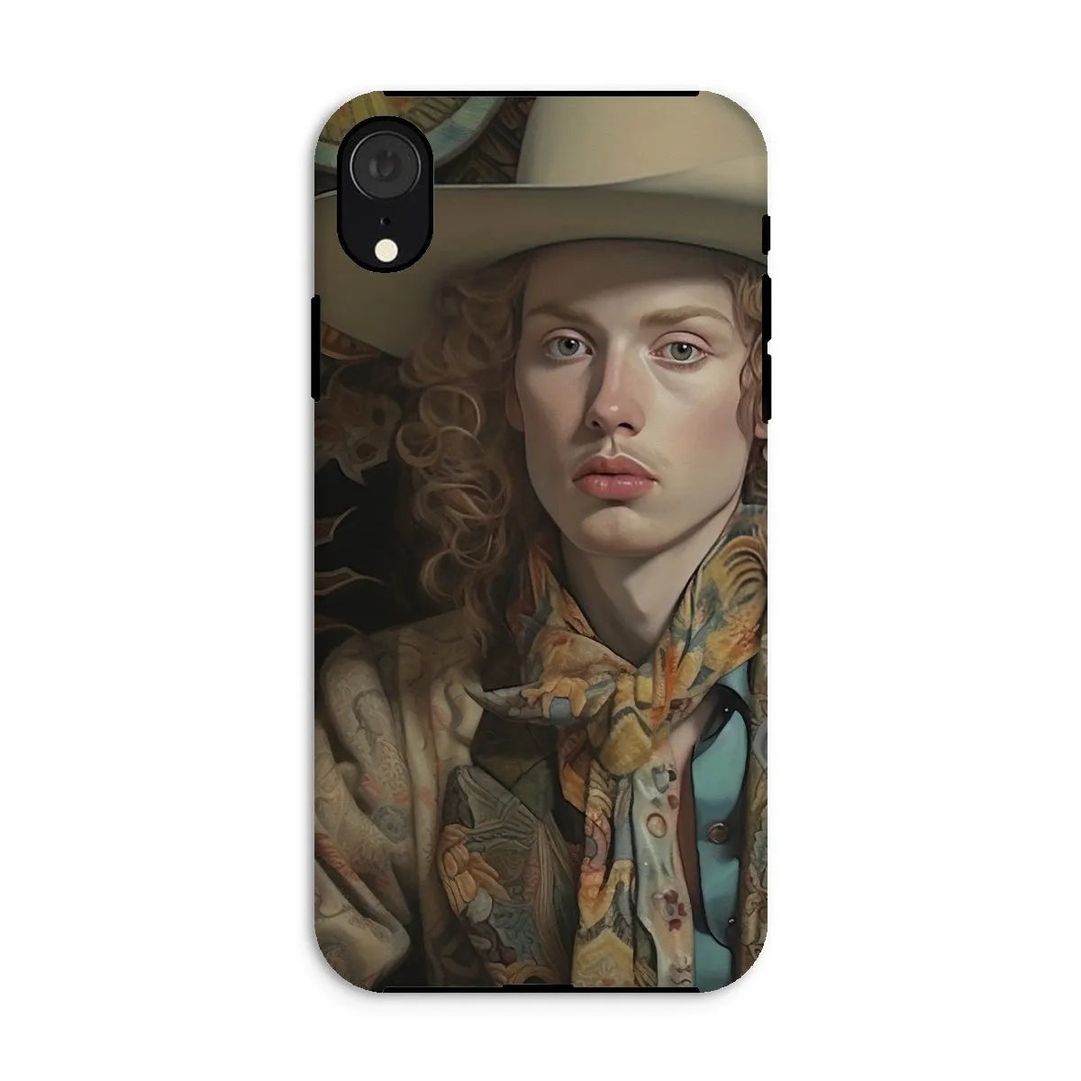 Ollie The Transgender Cowboy - F2m Dandy Outlaw Phone Case - Iphone Xr / Matte - Mobile Phone Cases - Aesthetic Art