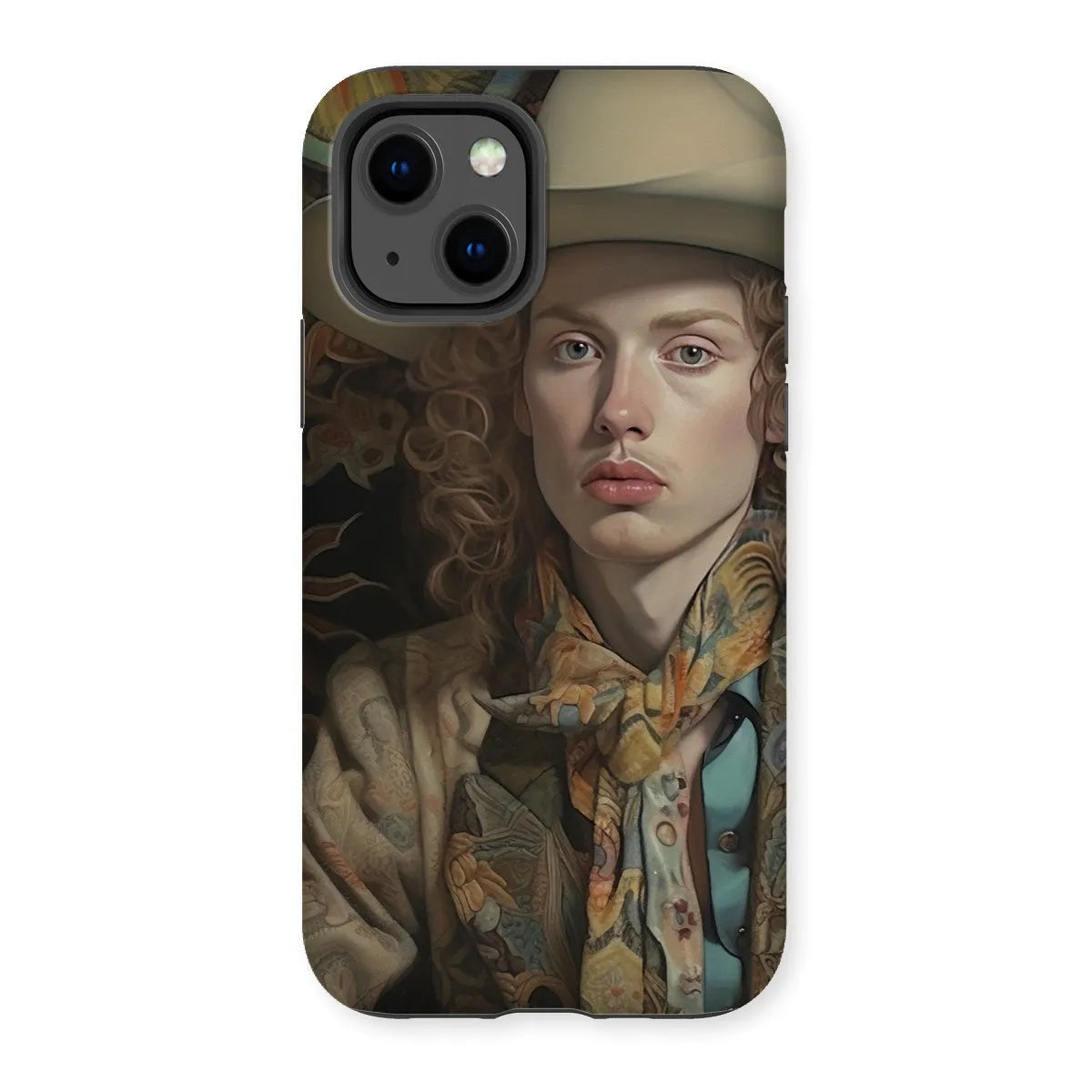 Ollie The Transgender Cowboy - F2m Dandy Outlaw Phone Case - Iphone 13 / Matte - Mobile Phone Cases - Aesthetic Art