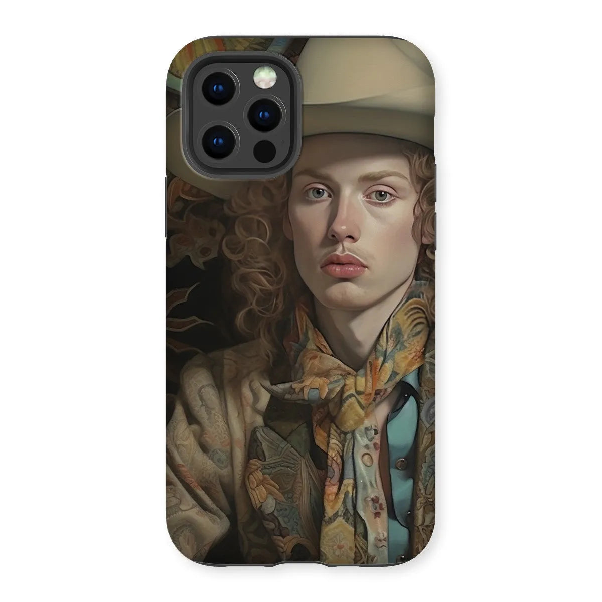 Ollie The Transgender Cowboy - F2m Dandy Outlaw Phone Case - Iphone 12 Pro / Matte - Mobile Phone Cases - Aesthetic Art