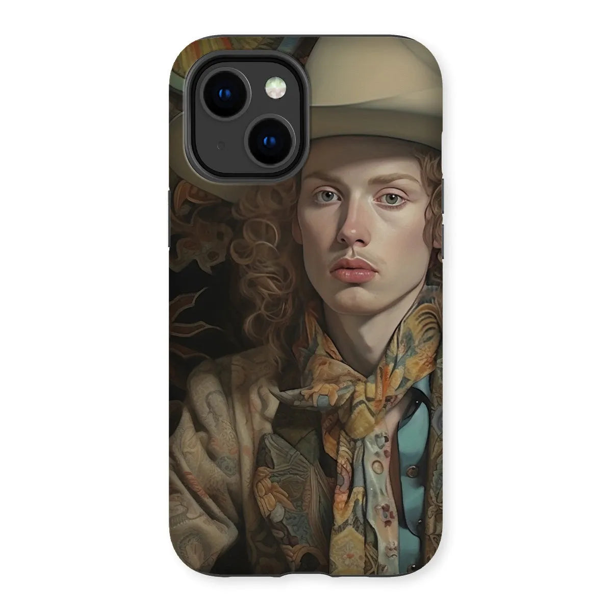 Ollie The Transgender Cowboy - F2m Dandy Outlaw Phone Case - Iphone 14 Plus / Matte - Mobile Phone Cases - Aesthetic Art