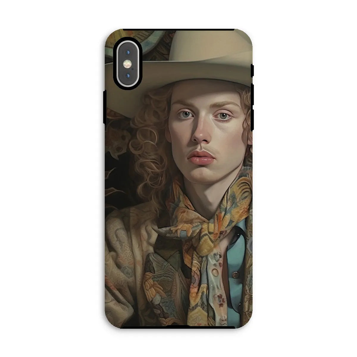 Ollie The Transgender Cowboy - F2m Dandy Outlaw Phone Case - Iphone Xs Max / Matte - Mobile Phone Cases - Aesthetic Art