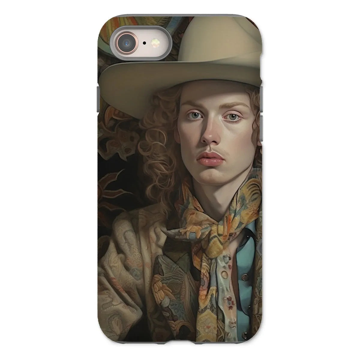 Ollie The Transgender Cowboy - F2m Dandy Outlaw Phone Case - Iphone 8 / Matte - Mobile Phone Cases - Aesthetic Art