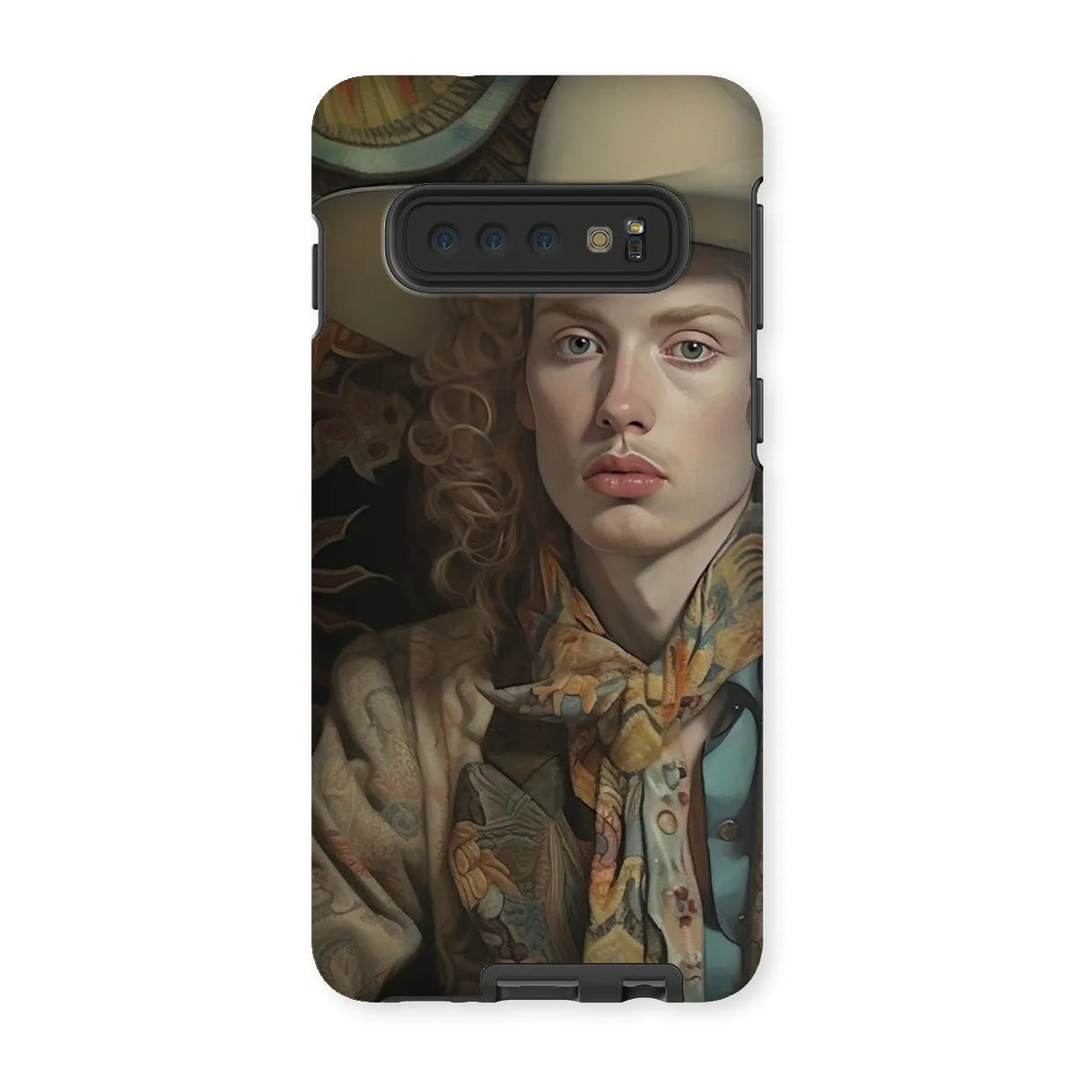 Ollie The Transgender Cowboy - F2m Dandy Outlaw Phone Case - Samsung Galaxy S10 / Matte - Mobile Phone Cases