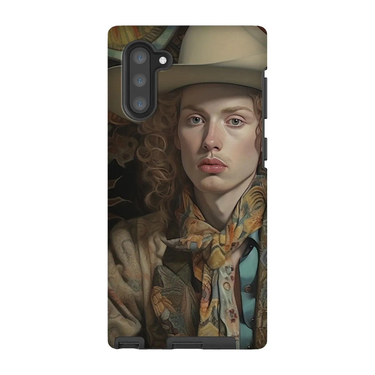 Ollie The Transgender Cowboy - F2m Dandy Outlaw Phone Case - Samsung Galaxy Note 10 / Matte - Mobile Phone Cases