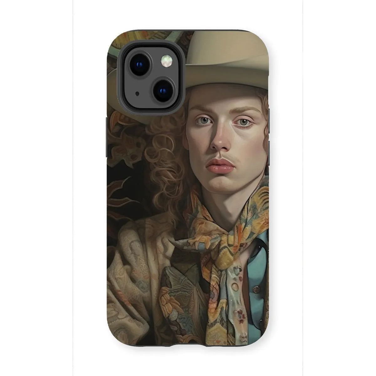 Ollie The Transgender Cowboy - F2m Dandy Outlaw Phone Case - Iphone 13 Mini / Matte - Mobile Phone Cases - Aesthetic Art