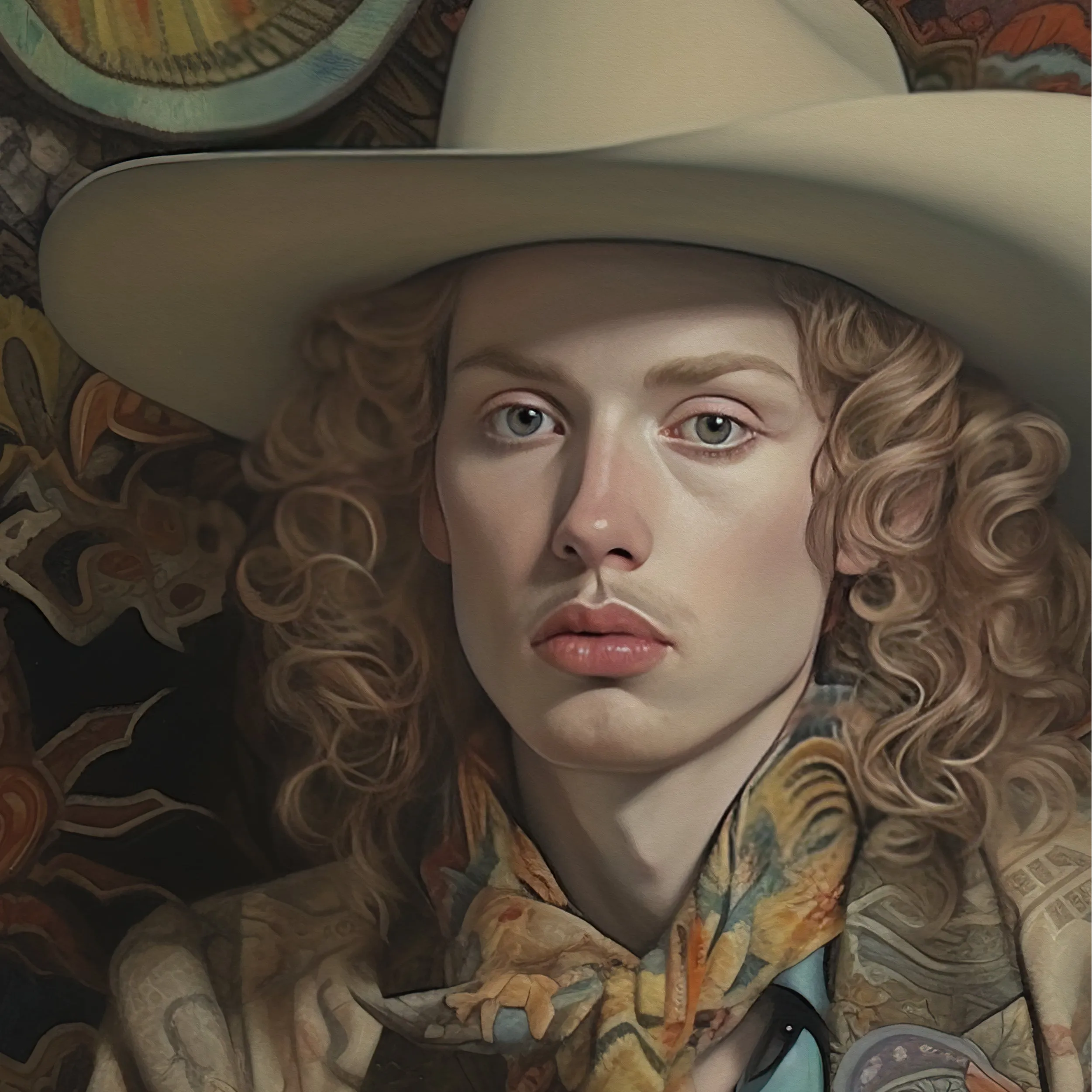 Ollie The Transgender Cowboy - F2m Dandy Transman Art Print - Posters Prints & Visual Artwork - Aesthetic Art