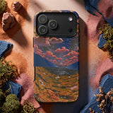 The O’neill Cylinder - Don Davis Phone Case Vibrant Full-color Phone Case Surreal Landscape Pink Orange O’neill Cylinder, Davis Iphone