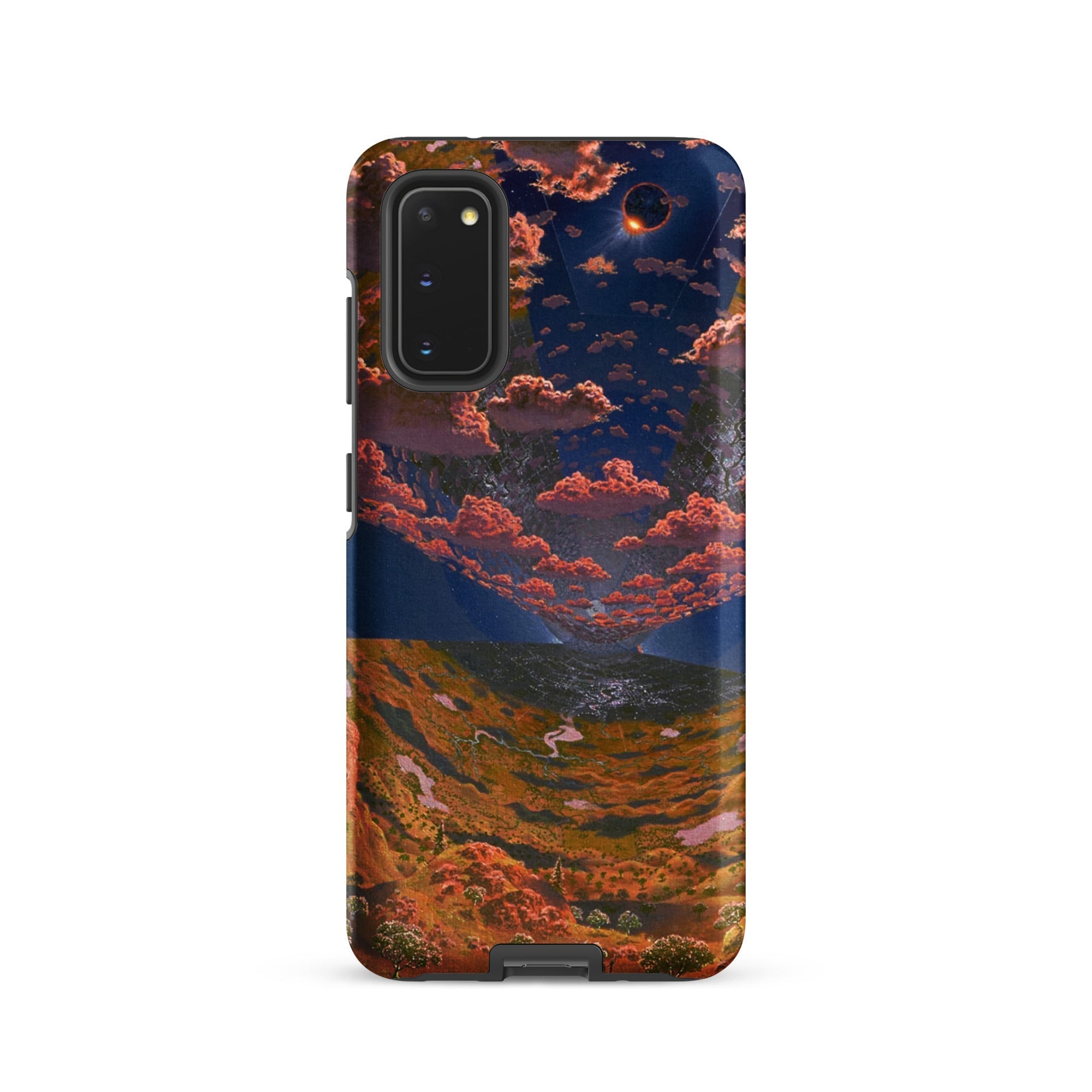 The O’neill Cylinder Don Davis Samsung Case, Galaxy S20 / Matte, Smartphone Surreal Inverted Landscape Design Case