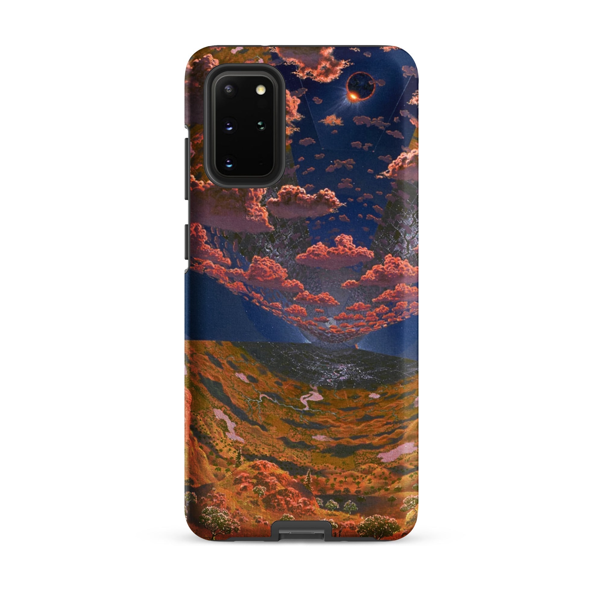 The O’neill Cylinder Don Davis Samsung Case, Galaxy S20 Plus / Matte, Smartphone Case Fantastical Inverted Landscape Design