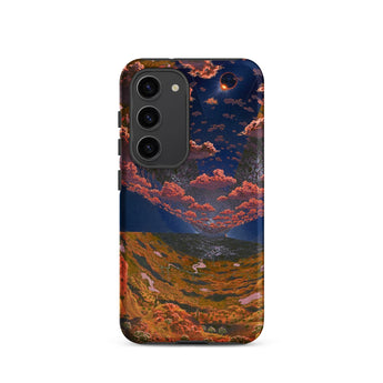 The O’neill Cylinder - Don Davis Samsung Case, Galaxy S23 / Matte, Smartphone Case Abstract Landscape Design Inverted Sky Land