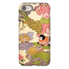 Oni Peacock Cat and Shishi - Utagawa Kunisada Iphone Case - 8 / Matte