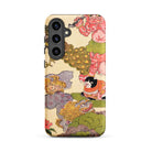 Oni Peacock Cat and Shishi Utagawa Kunisada Samsung Case, Galaxy S24 Plus / Matte, Smartphone Case Adorned Vibrant Intricate Illustrations