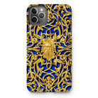 Open-work Panel - Matthew Digby Wyatt Iphone Case, 11 Pro Max / Matte, Ornate Gold-patterned Iphone Case Intricate Filigree Designs Blue