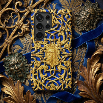 Open-work Panel - Matthew Digby Wyatt Phone Case Gold-embossed Ornate Phone Case Intricate Baroque-style Filigree Central Matthew Digby