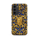 Open-work Panel - Matthew Digby Wyatt Phone Case Samsung Galaxy S23 Plus / Matte Phone Case Ornate Gold Filigree Design Central Bearded