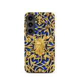 Open-work Panel - Matthew Digby Wyatt Phone Case Samsung Galaxy S24 / Matte Phone Case Ornate Gold Filigree Design Central Bearded Matthew