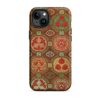Ornamental Fan Pattern - G.a. Audsley Iphone Case, 15 Plus / Matte, Patterned Iphone Case