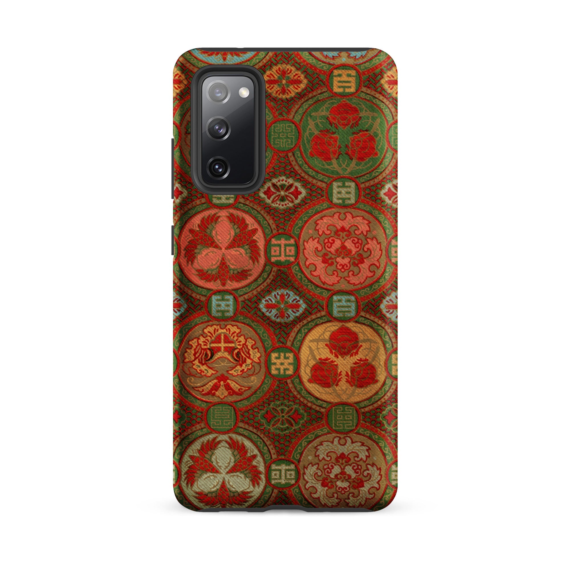 Ornamental Fan Pattern G.a. Audsley Samsung Case, Galaxy S20 Fe / Matte, Phone Case Pattern Circular Medallions Traditional Asian Motifs