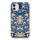 Ornamental Florals - Owen Jones Iphone Case, 11 / Matte, Ornate Floral-patterned Iphone Case Deep Blue Background Colorful
