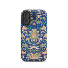Ornamental Florals Owen Jones Iphone Case, 16 / Matte, Blue Floral Patterned Phone Case