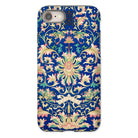Ornamental Florals - Owen Jones Iphone Case, 8 / Matte, Ornate Floral-patterned Phone Case Deep Blue Background Intricate