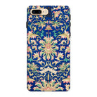Ornamental Florals - Owen Jones Iphone Case, 8 Plus / Matte, Ornate Floral Patterned Phone Case Vibrant Blue Background
