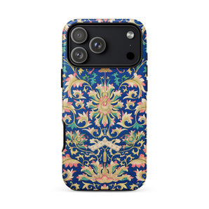 Ornamental Florals - Owen Jones Phone Case Iphone 17 Pro Max / Matte Blue Floral Phone Case Intricate Design Textured Surface Owen Jones’s