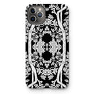 Aviary Black Aesthetic Pattern Art Iphone Case 11 Pro Max / Matte Mobile Phone Cases