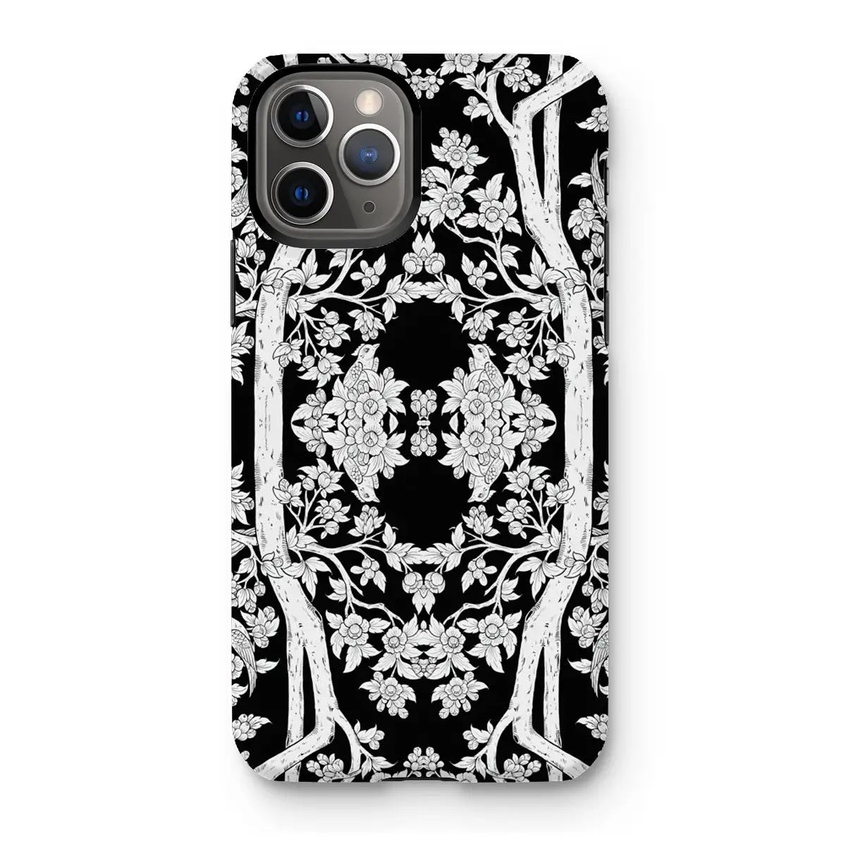 Aviary Black Aesthetic Pattern Art Iphone Case 11 Pro / Matte Mobile Phone Cases