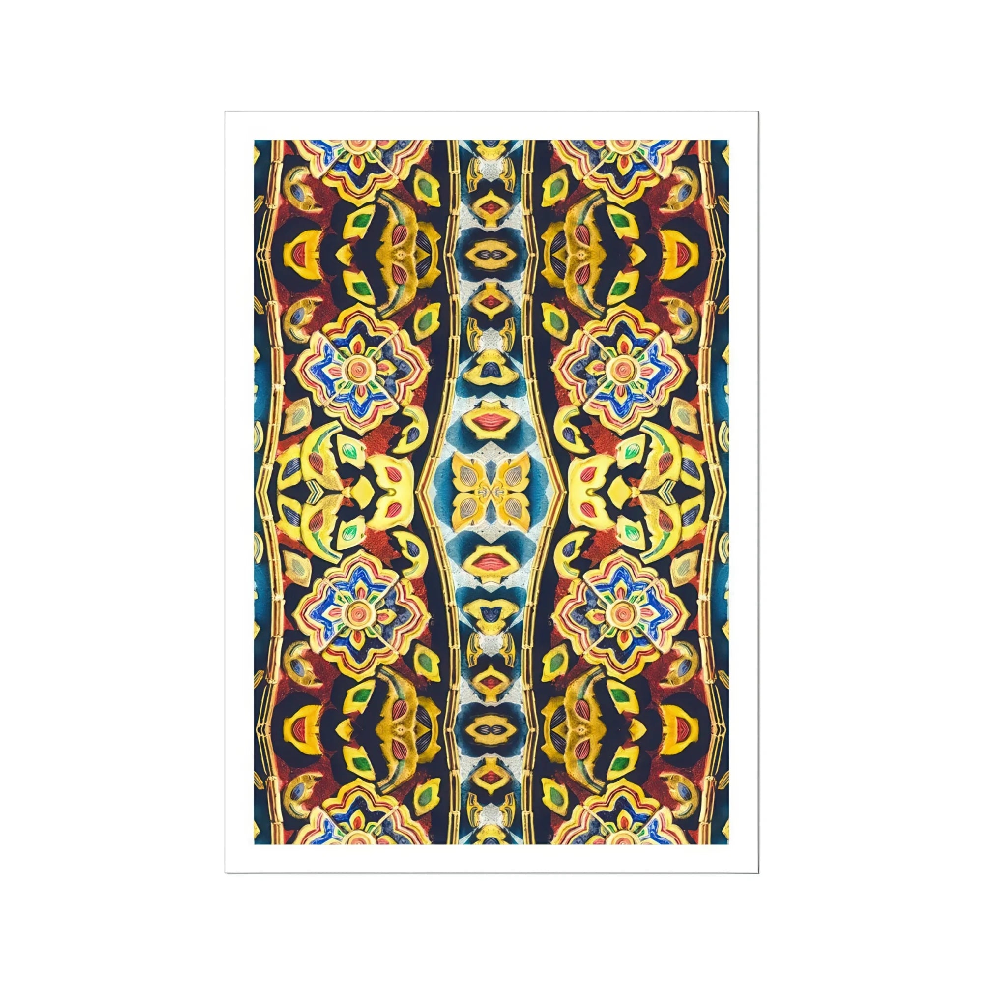 Masala Thai - Mosaic Pattern Art Print Posters Prints & Visual Artwork