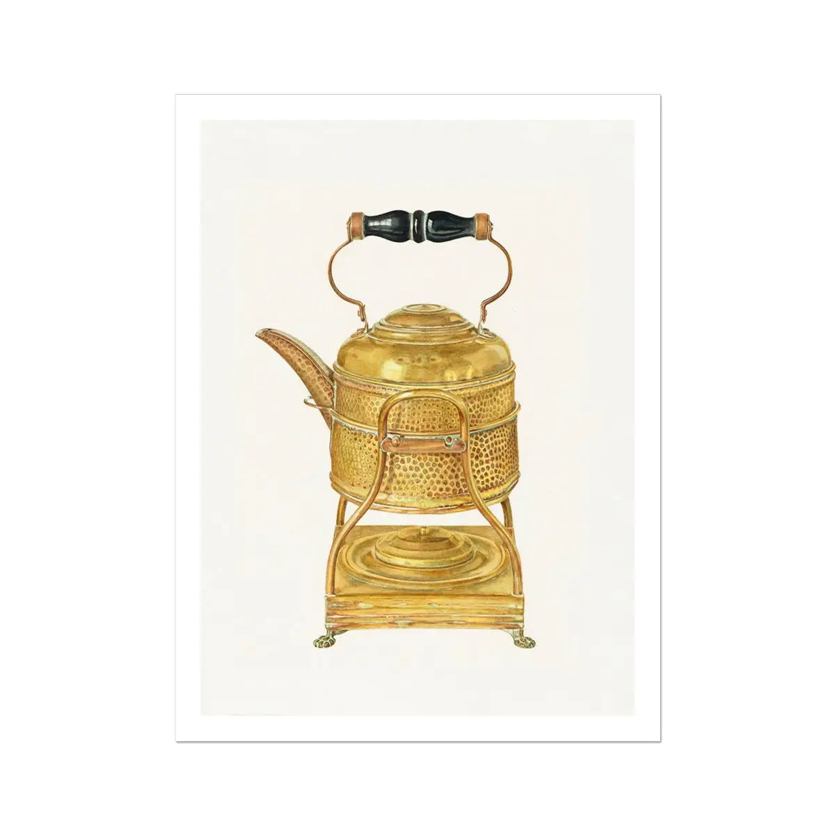 Kettle - Frank M. Keane 1930s Kitchen Art Print 24’’x32’’ Posters Prints & Visual Artwork