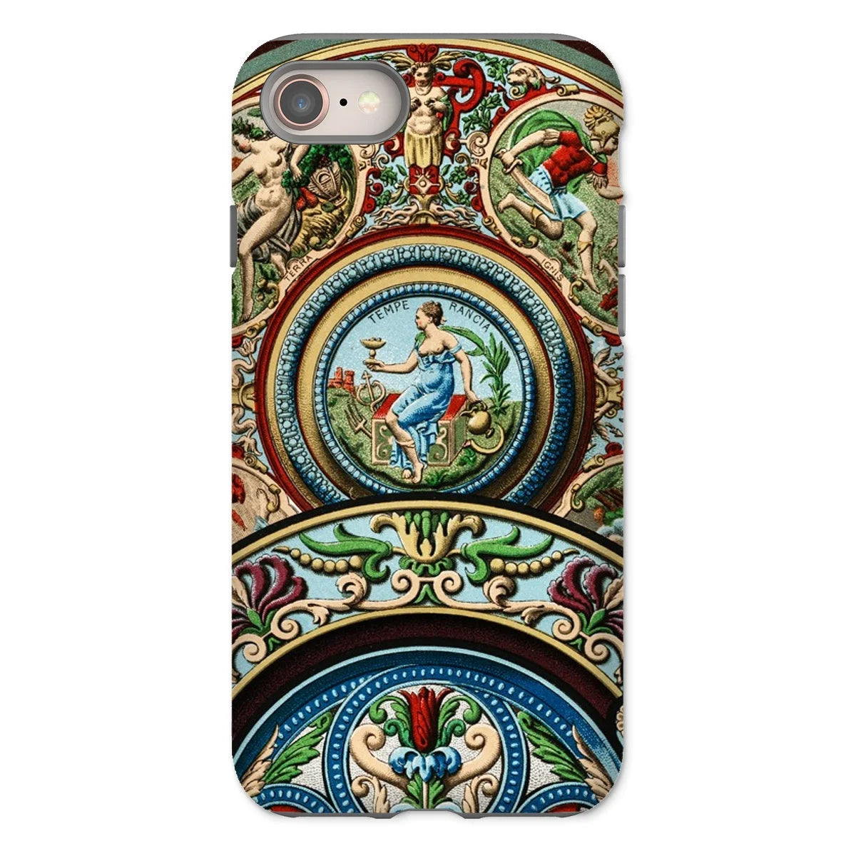 Renaissance Pattern - Auguste Racinet Iphone Case 8 / Matte Mobile Phone Cases