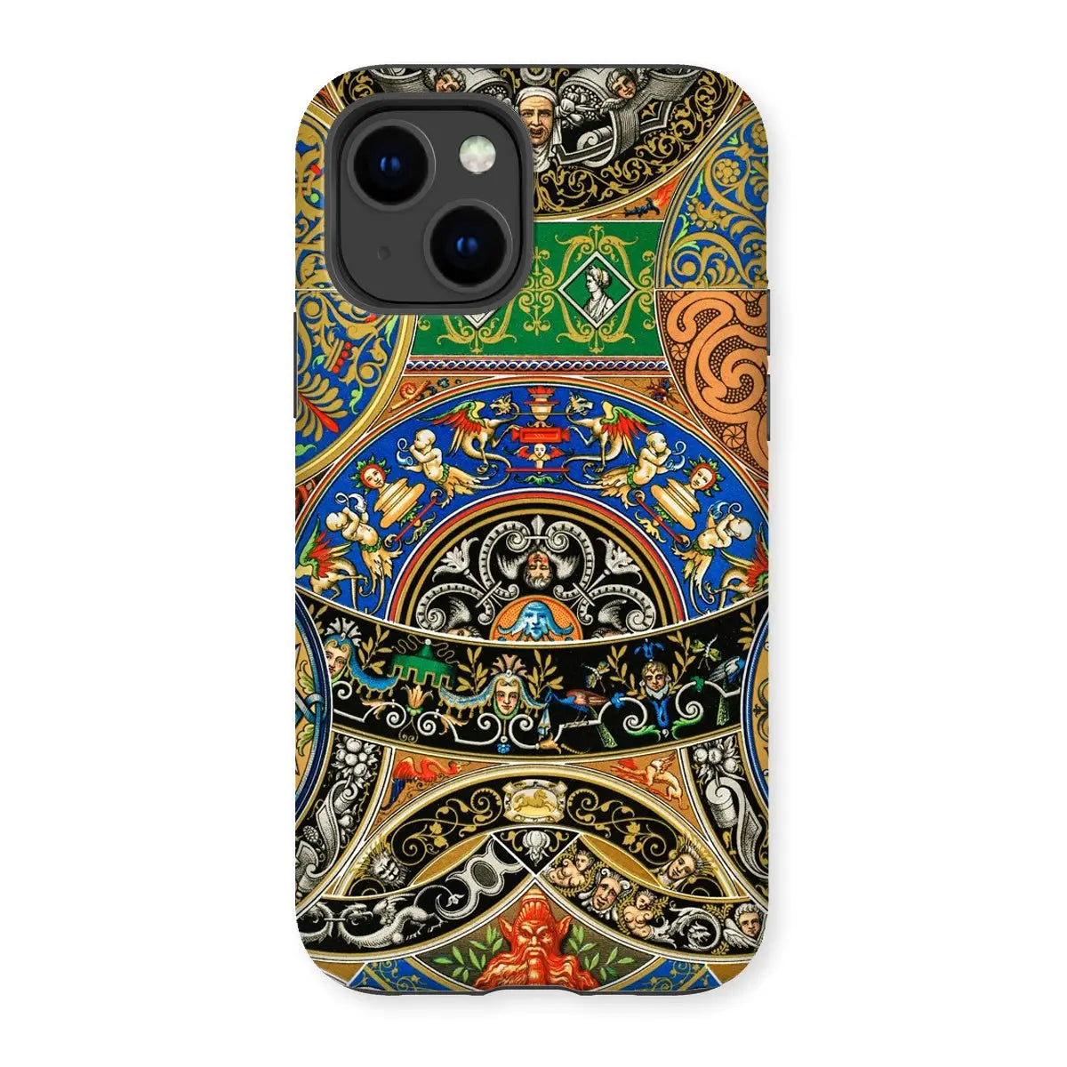 Renaissance Pattern - Auguste Racinet Art Iphone Case 14 / Gloss Mobile Phone Cases