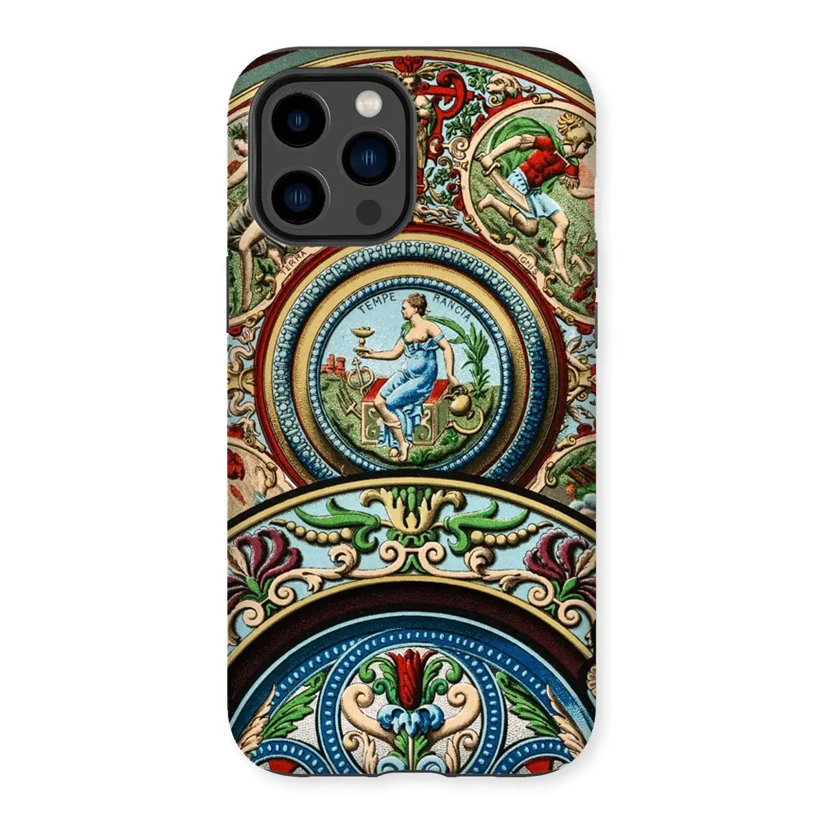 Renaissance Pattern - Auguste Racinet Art Iphone Case 14 Pro Max / Matte Mobile Phone Cases