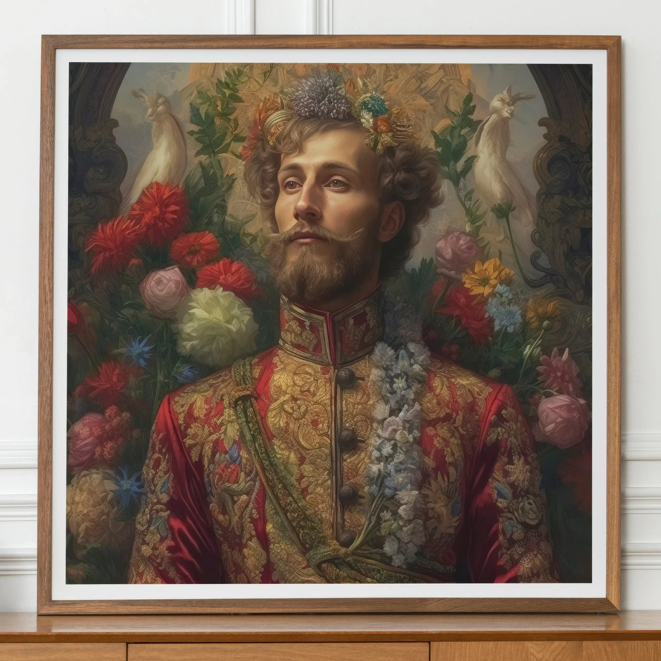 Prince Fyodor - Handsome Gay Russian Royalty Queerart Print Posters Prints & Visual Artwork