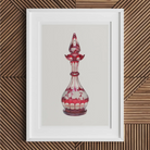 Decanter - Frank M. Keane Decorative Glassware Art Print Posters Prints & Visual Artwork