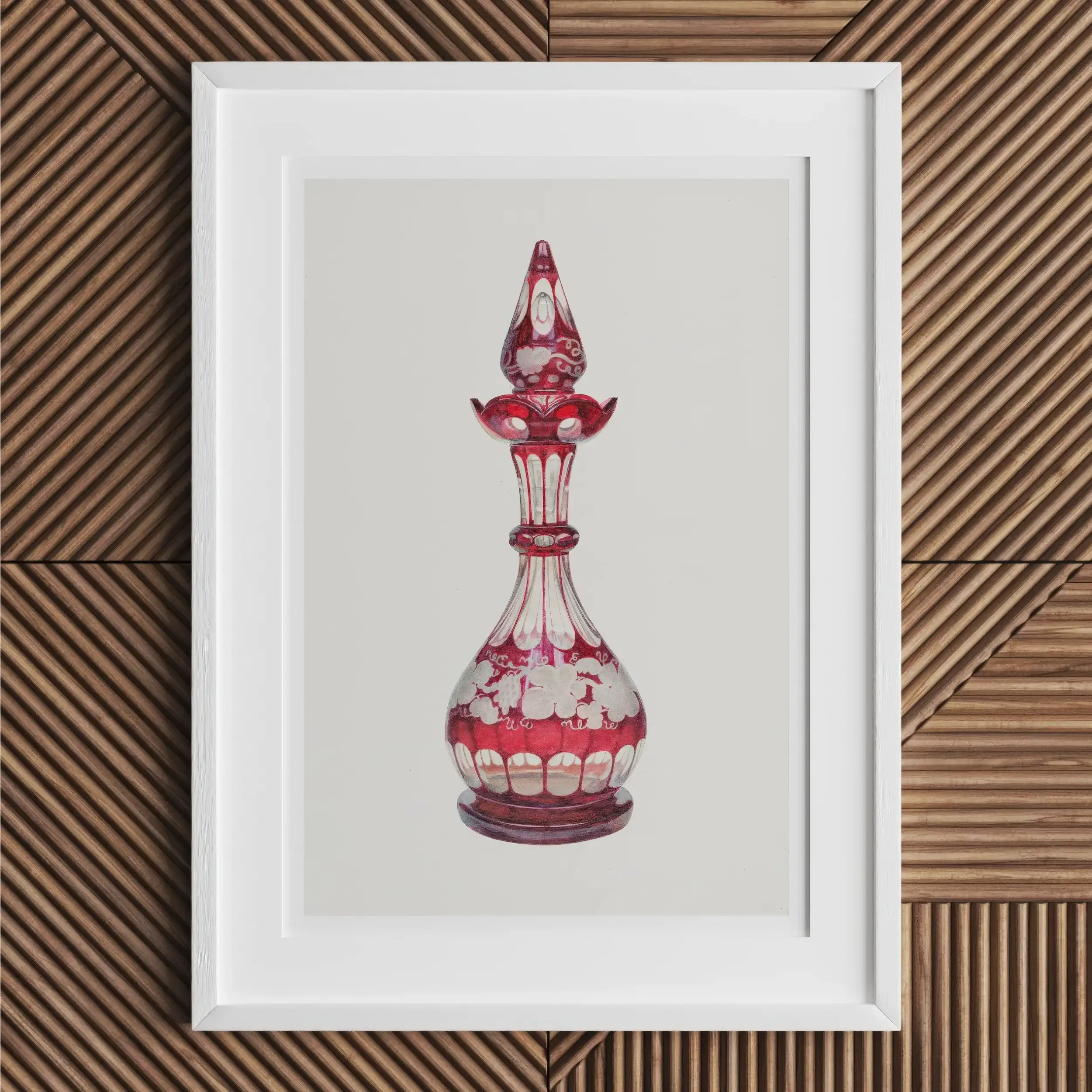 Decanter - Frank M. Keane Decorative Glassware Art Print Posters Prints & Visual Artwork