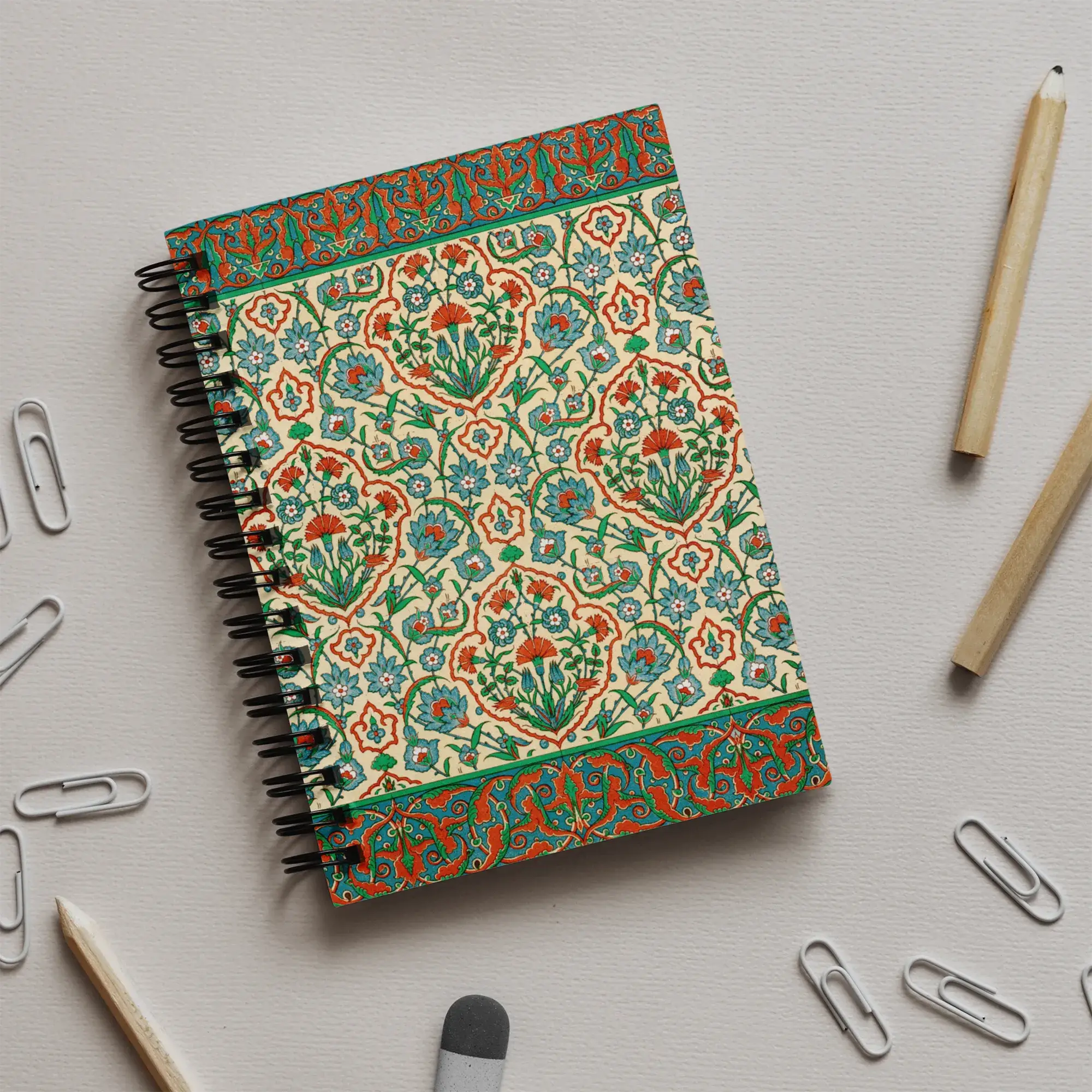 La Decoration Arabe 33 - Emile Prisse D’avennes Pattern Notebook Notebooks & Notepads